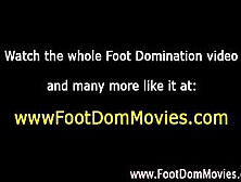 Femdom babes feet cummed on