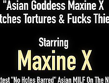 Asian Goddess Maxine X Catches Tortures & Fucks Thief!