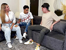 Colombian blonde MILF mounts her stepson's nerdy best friend while her boy is not at home! Karensleent, Pipeboy, Danyel Mast