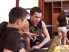 Staggering hottie Misha enjoys a hefty pole