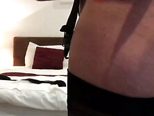 UNLEASH THE BRITISH BEAST kinky milf strips down and SLIPS IN HER FINGER!