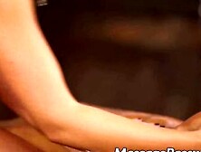 MASSAGE PASSWORD - Oiled up blonde with tattoos gets hard strong dick in cunt