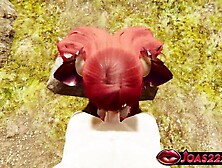 Hot Gravelyn CG Animation – Village Freehands Oral sex Service, Hard Irrumatio Throat Bang & Deepthroat Spunk flow on Face In Ba