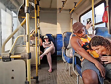 Married Woman Gives A Kiss To A Strange Guy Inside The Bus And Ends Up Having Sex With Him With Eliane Furacao