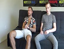 Next Door Casting - Cocksucked Otter Barebacks Jock In Doggy At Casting