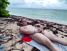 Hot Fuck At The Beach And Breading Our Holes With Huge Loads