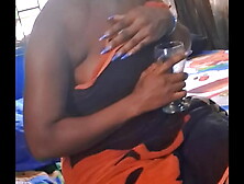 Lonely ex-wife rides gateman hard