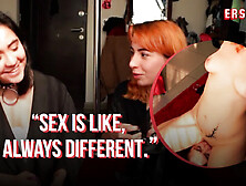 Ersties - Vesania & Okinu Are Horny & Get Relief From a Strap On