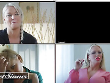 Fleshy sinner - nasty brunette eventually gives in to her dream to fuck her handsome sonnie