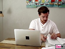 Horny Latin babe mother I'd like to fuck step sister bangs her large ramrod step brother during class