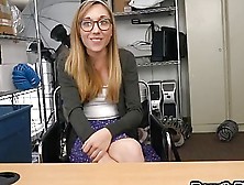 Blonde Nerd Emma Haize Anal Interracial Fucking