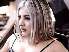 Innocent slave gets dominated by her boss and gets her tight ass fisted for the first time! Naty Delgado