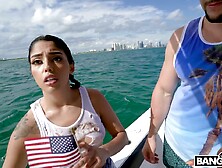 Cuban Hottie Gets Rescued at Sea