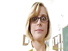 Nerdy Blonde Schoolgirl Loves Rough Sex