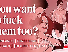 ASMR Audio Porn: MMF Threesome with Swinger Lovers at a Spa – Double Penetration,  Oral sex & Public Sex