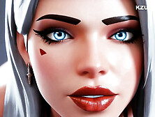 Ashe showing her hot naughty ass - Ai Gerou