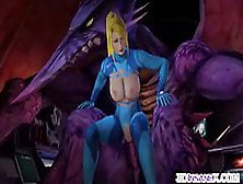 Big Tits Blonde Riding Big Alien Dicks