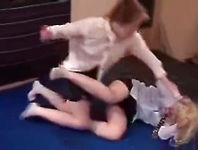 Russian Schoolgirls 18+ Catfight