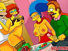 Returning the kindness! Swap wives! The Simptoons,  Simpsons porn
