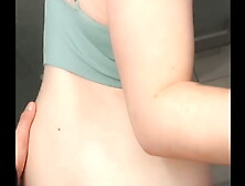 Teenie Cumslut Blows & Rides Stranger Booty School Vending Machine