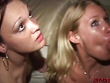 Lusty Babes Fucked Hard At A Party Before Facial Cumshot