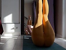 Yoga And Pov porn Screwing Dildo - Creampie