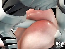 Doggystyle movie with smiling bedmate from Scifi-X