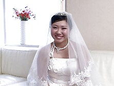 Japanese Girl In A Wedding Dress Emi Koizumi Takes A Hard Cock In Her Mouth Uncensored.