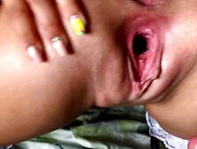 Nice Teen Gaped Pussy Licking