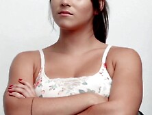 Brooklyn Grey's Wet Panties Filled With Hot Creampie