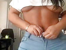 Latina With Beautiful Body Stripping