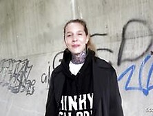 German Scout - Crazy German Tattoo Model Lisa Rocketcock Pickup For Casting Fuck