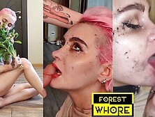 Human Ashtray,  Spitting On Face And Mouth And Anal As A Vase