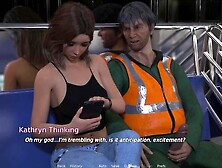 The East Block: Slut Jerks Off Construction Worker In The Train And Sends Pics To Her Cuckold Bf