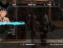 Skyrim B and L mod - In whiterun and decided to join the companions to screw and encounter everybody