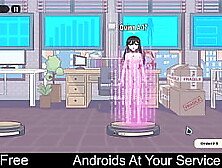 Androids At Your Service (free game itchio) Simulation,  Interactive Fiction,  2D,  Adult,  Erotic,  Hentai,  Management,  NSFW,  Porn,