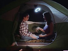 Cecilia Lion and Alexis Fawx does scissor sex outdoor