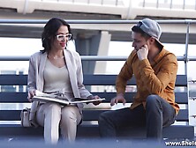 Kastiel Cherry gets her pussy licked and fingered by her boyfriend