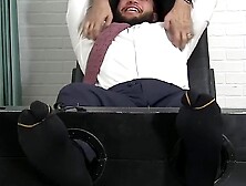 Latino Hunk's Bondage Bound Fetish Fun with Breath-Taking Giggling