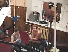 Blonde In Gym On Hidden Camera