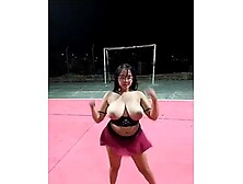 Showing off and hairy close-up: Big Tits,  Amateur & Babe Porn