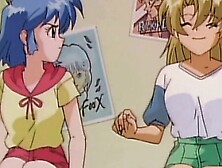 Young hentai girl tentacled by robot