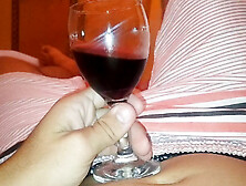 Boy Enjoying The Wine With His Friend's Cum.