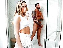 Blonde with nice ass Chloe Rose gets fucked in the doggy style