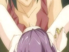 Uma menina hentai fodida de quatro