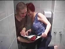 Mature Redhead Nailed In Her Bathroom