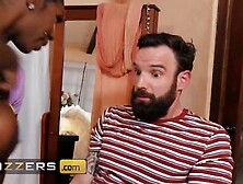 (Demi Sutra) Surprises Her Ex Bf His Recent Gf (Black Mystique) But Black Has A Surprise Of Her Own - Brazzers