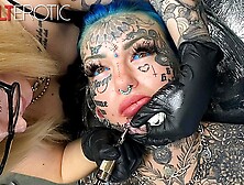 Amber Luke and Amber B's tattooed women dirt by AltErotic