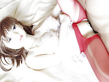 Love Doll Hikaru White Lingerie And Red Tights