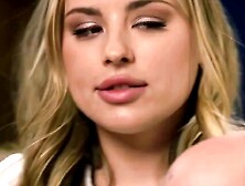 Three's A Charm! Three Beautiful Babes Share Intense Lesbian Sex in This Epic Threesome